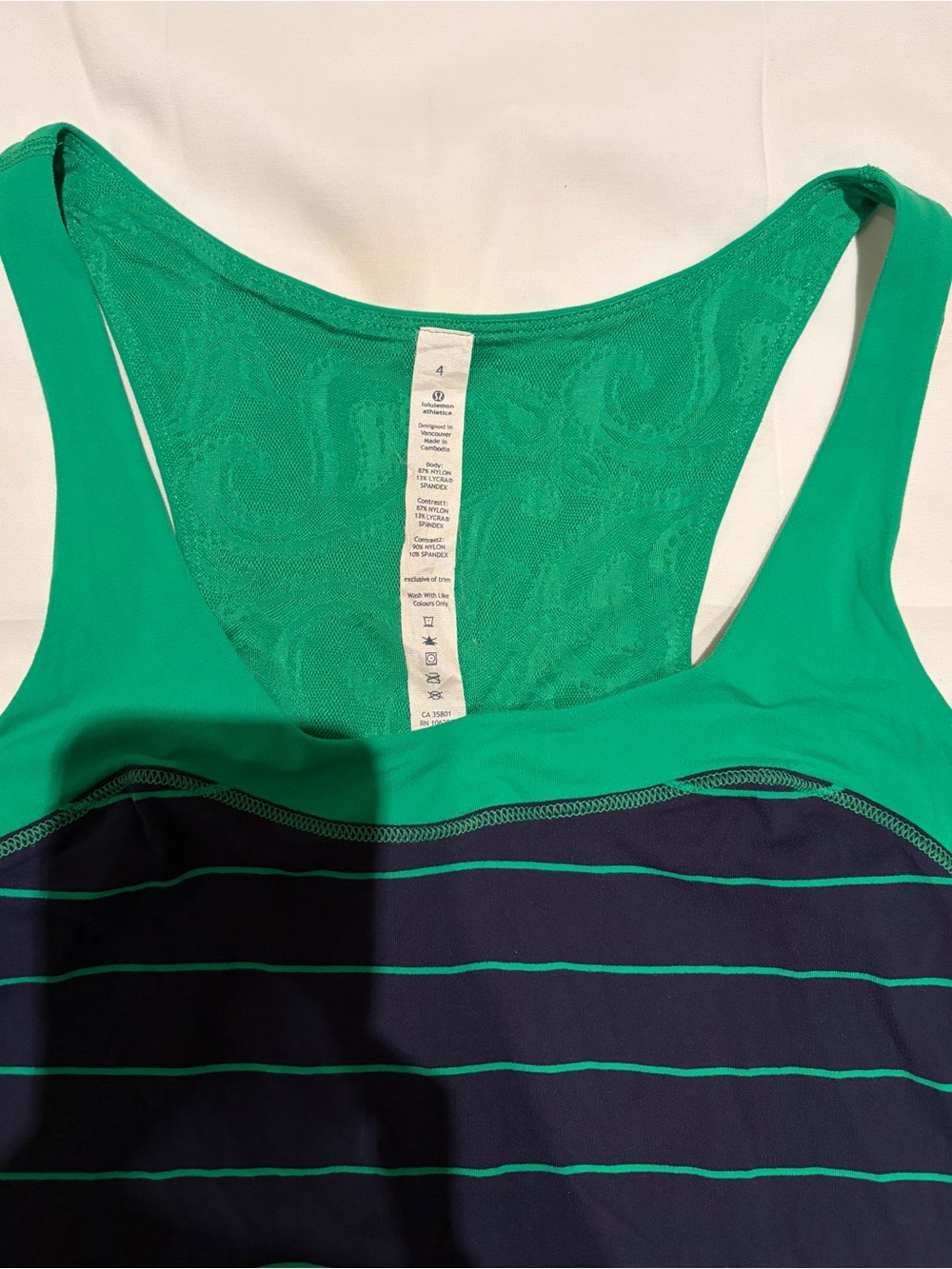Lululemon Racerback Tank Size4 - Picture 3 of 3
